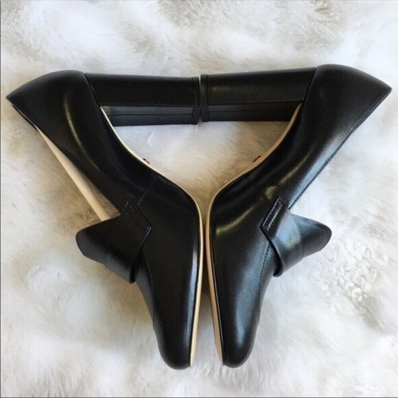 Lulu Guinness‎ Carine Blk Leather Shoes - Picture 8 of 12